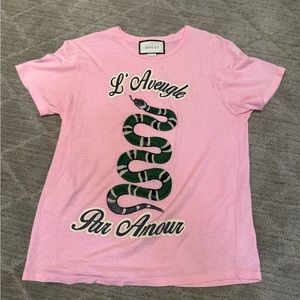 Gucci "snake" woman tshirt